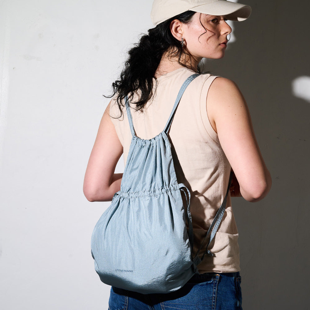 【LIMITED NUMBER】バッグ 巾着 ナイロン ロゴ ナップサック リュック