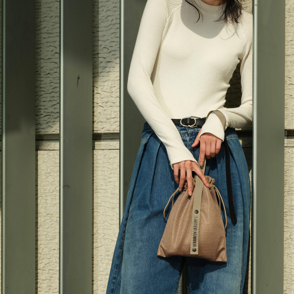 【LIMITED NUMBER】バッグ ロゴ ワンハンドル 巾着バッグ 鞄
