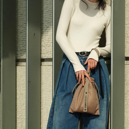 【LIMITED NUMBER】バッグ ロゴ ワンハンドル 巾着バッグ 鞄