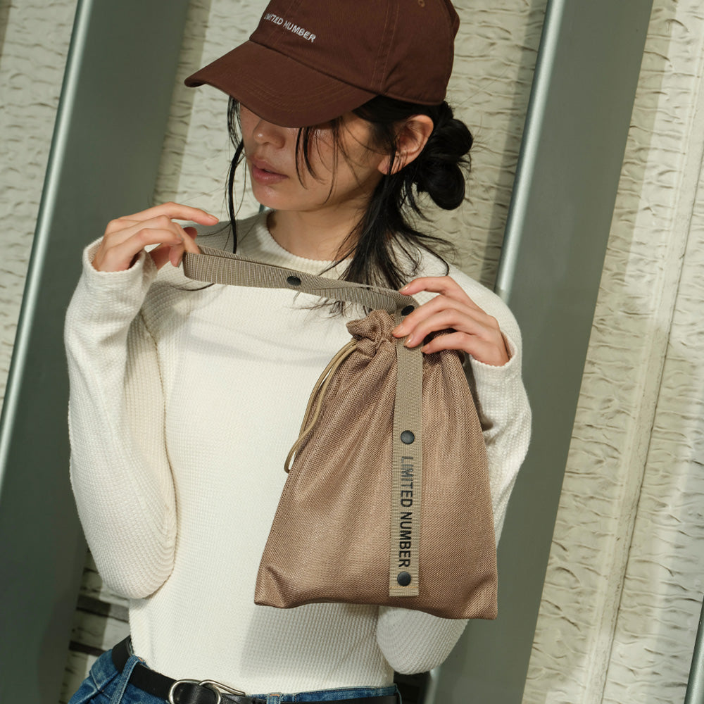 【LIMITED NUMBER】バッグ ロゴ ワンハンドル 巾着バッグ 鞄