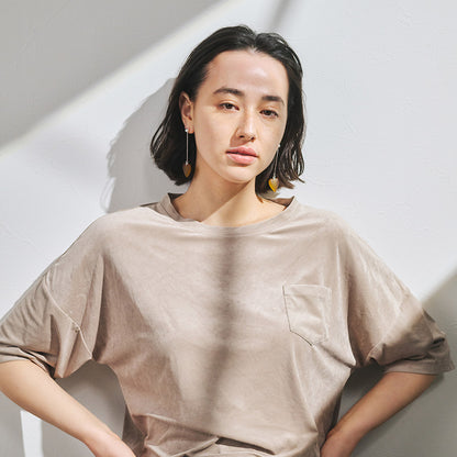 【LIMITED NUMBER】MELLOW ピアス ニッケルフリー メタル マット クリア カラー マーブル ホマイカ ボール ロング ステック ハート チタンポスト ドロップピアス