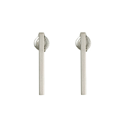 【LIMITED NUMBER】STAINLESS collection ピアス メタル Iライン ステック スタッドピアス