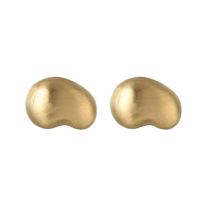 【LIMITED NUMBER】STAINLESS collection ピアス メタル ミニ ビーンズ スタッドピアス