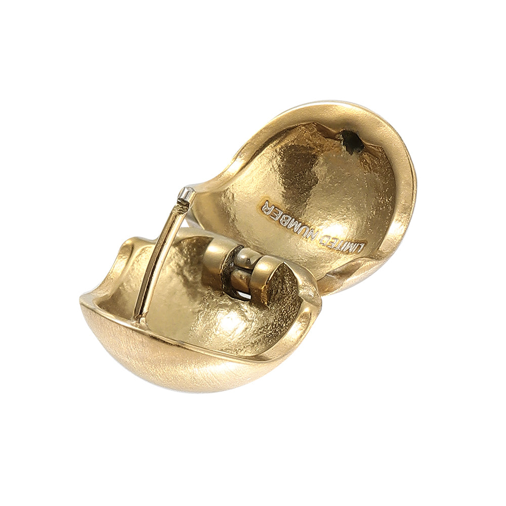 【LIMITED NUMBER】STAINLESS collection ピアス メタル ボール ワンタッチ フープピアス