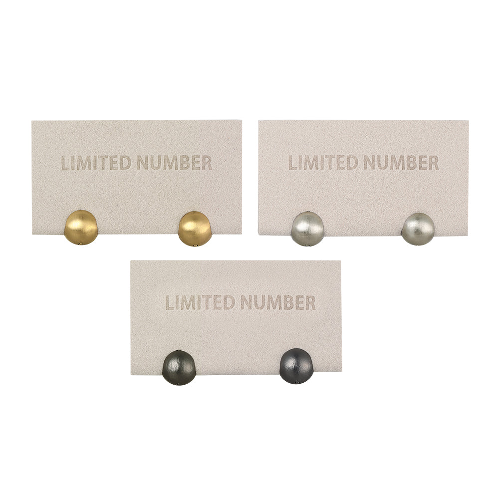 【LIMITED NUMBER】STAINLESS collection ピアス メタル ボール ワンタッチ フープピアス