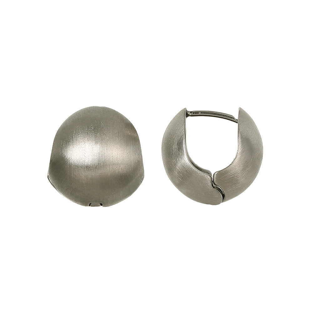 【LIMITED NUMBER】STAINLESS collection ピアス メタル ボール ワンタッチ フープピアス