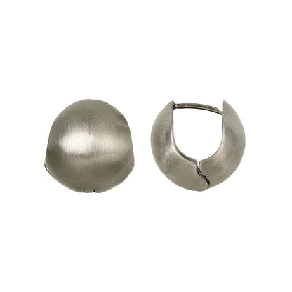 【LIMITED NUMBER】STAINLESS collection ピアス メタル ボール ワンタッチ フープピアス