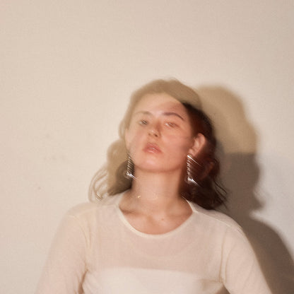 【LIMITED NUMBER/リミテッドナンバー】MELLOW チェーン クリア カラー ボール チタンポスト スタッドピアス