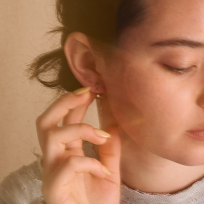 【LIMITED NUMBER/リミテッドナンバー】Vintage Like ピアス メタル チェーン バックキャッチ チタンポスト スタッドピアス