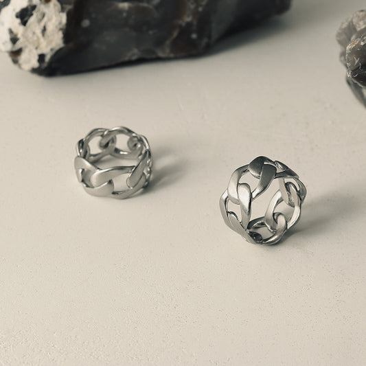 【LIMITED NUMBER】STAINLESS collection リング メタル キヘイチェーン フラット 13号 17号 指輪
