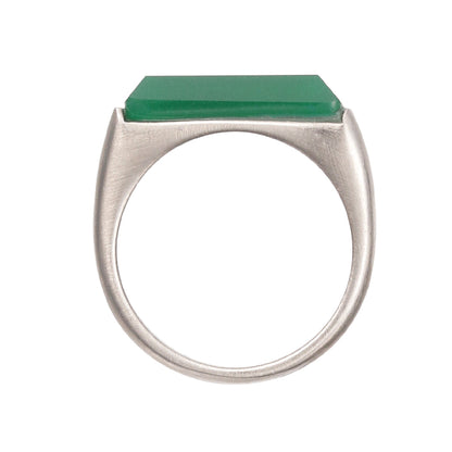 【LIMITED NUMBER】STAINLESS collection リング メタル レクタングル 天然石 13号 17号 指輪