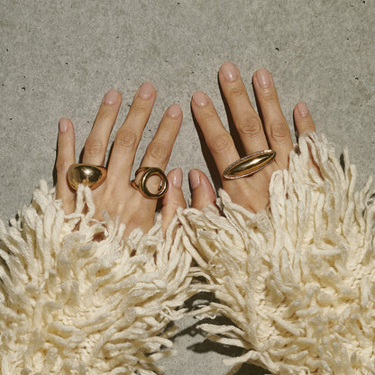 【LIMITED NUMBER】Vintage Like/volume ring リング ニッケルフリー メタル ラウンド フリーサイズ 指輪