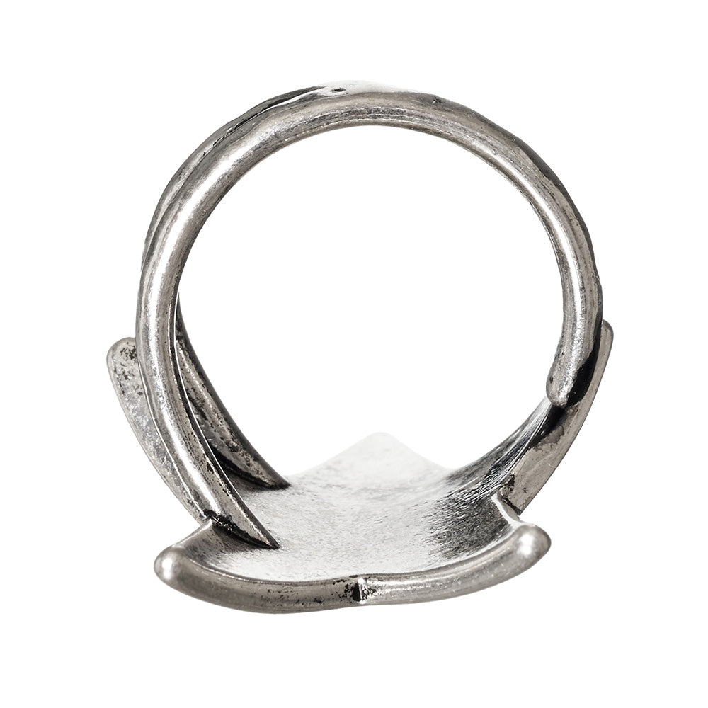 【LIMITED NUMBER】Vintage Like/volume ring リング ニッケルフリー メタル スター テクスチャー フリーサイズ 指輪