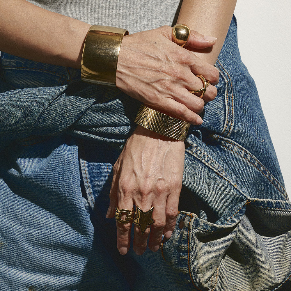 【LIMITED NUMBER】Vintage Like/volume ring リング ニッケルフリー メタル ワイド プランプ フリーサイズ 指輪