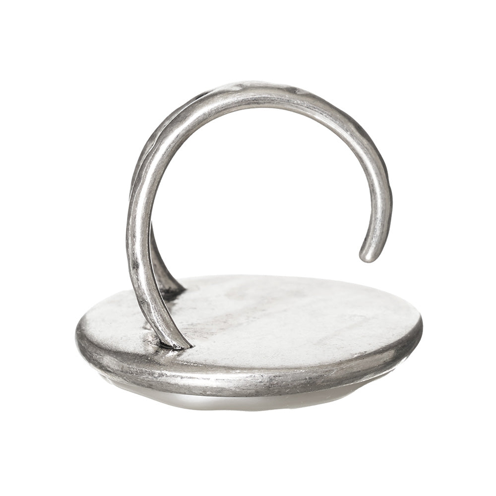 【LIMITED NUMBER】Vintage Like/volume ring リング ニッケルフリー メタル サークル フレーム マーブル カラー フリーサイズ 指輪