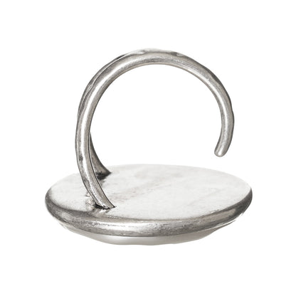 【LIMITED NUMBER】Vintage Like/volume ring リング ニッケルフリー メタル サークル フレーム マーブル カラー フリーサイズ 指輪