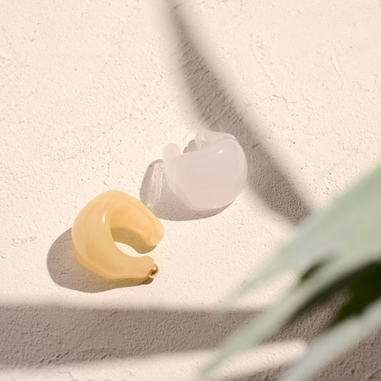 【LIMITED NUMBER/リミテッドナンバー】MELLOW メルト ワイド マーブル カラーボール 12号 指輪