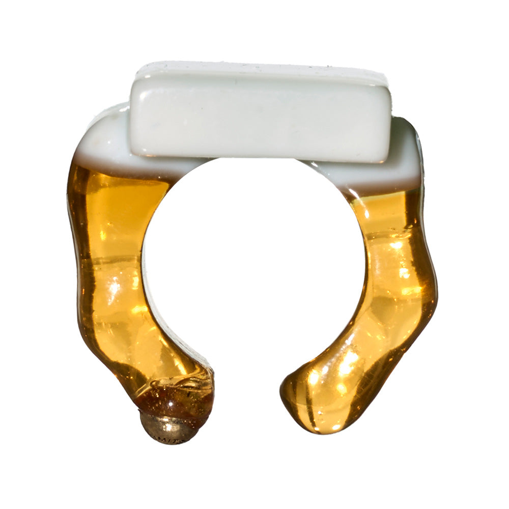 【LIMITED NUMBER/リミテッドナンバー】MELLOW スクエア サークル ウェーブ クリア マーブル カラーボール 12号 指輪