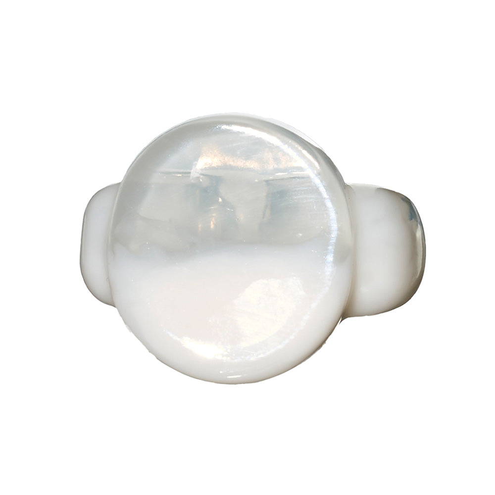 【LIMITED NUMBER/リミテッドナンバー】MELLOW スクエア サークル ウェーブ クリア マーブル カラーボール 12号 指輪