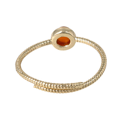 【Suu her.】リング テクスチャー ミニ サークル フレーム 天然石 フリーサイズ 指輪 オリジナルクリアケース付き